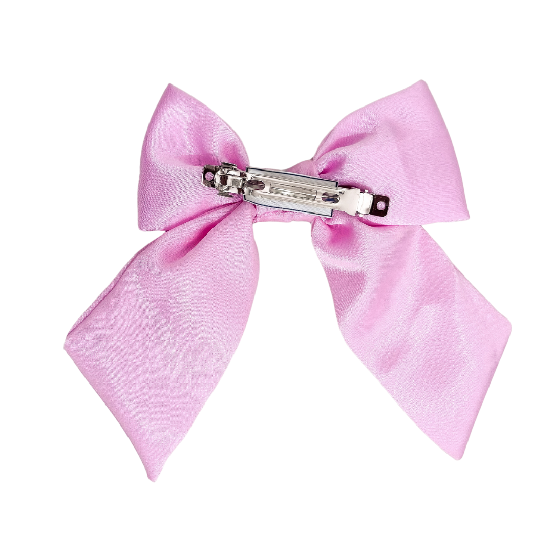 Mini Pink Satin Bow