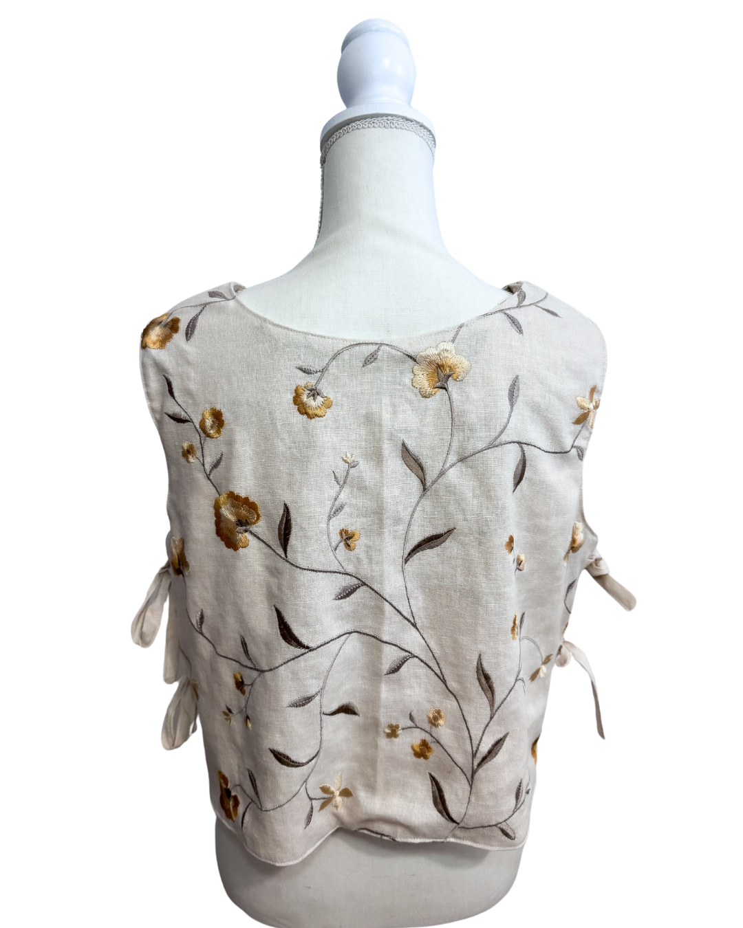 Golden Embroidery Blouse