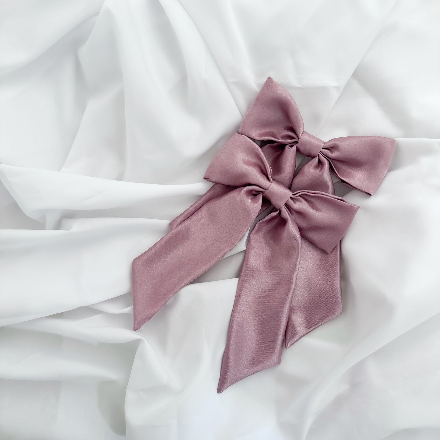 Rose Satin Bow