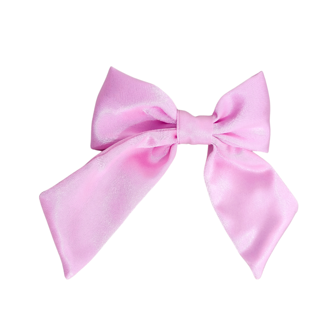 Mini Pink Satin Bow