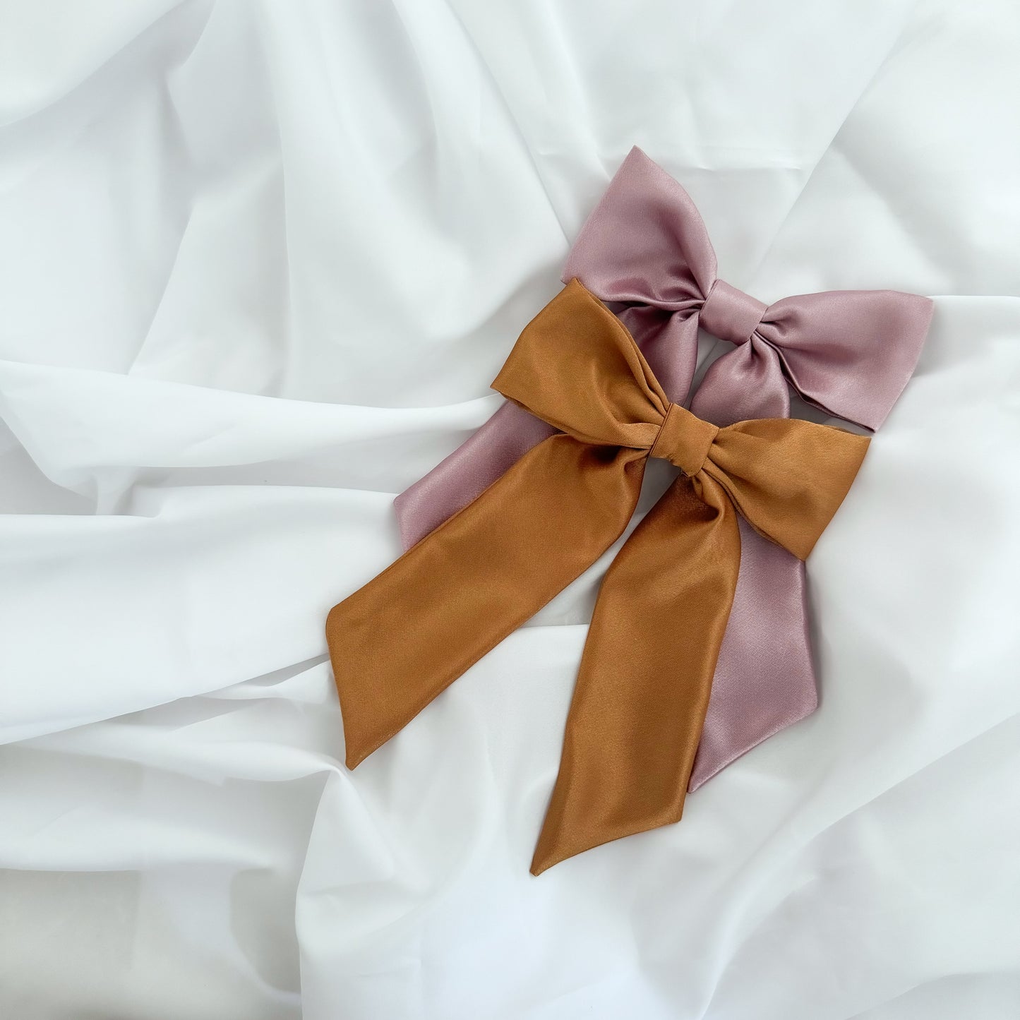 Rose Satin Bow