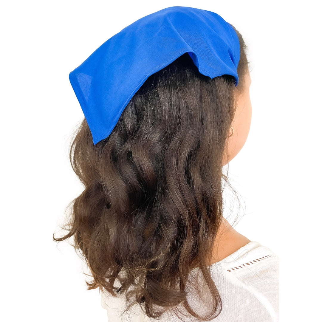 Blue Hair Scarf
