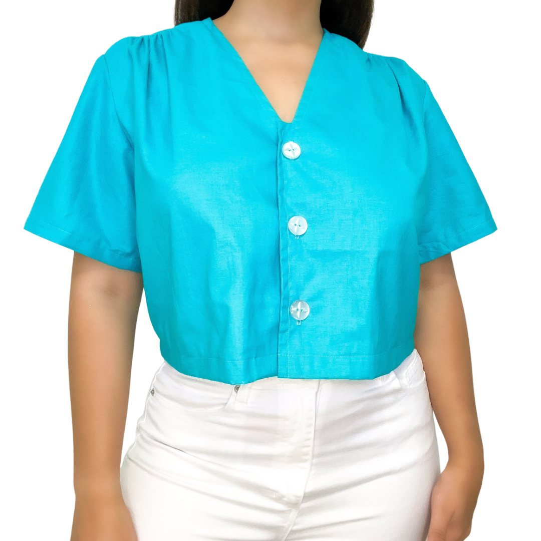 Azalea Turquoise Blouse