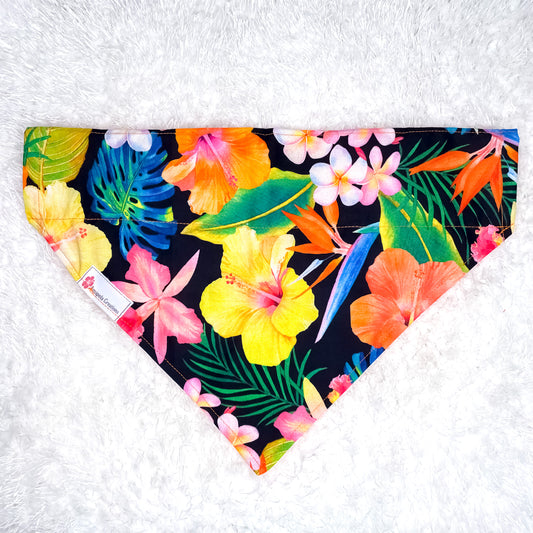 Collar Hibiscus Bandana for Pets