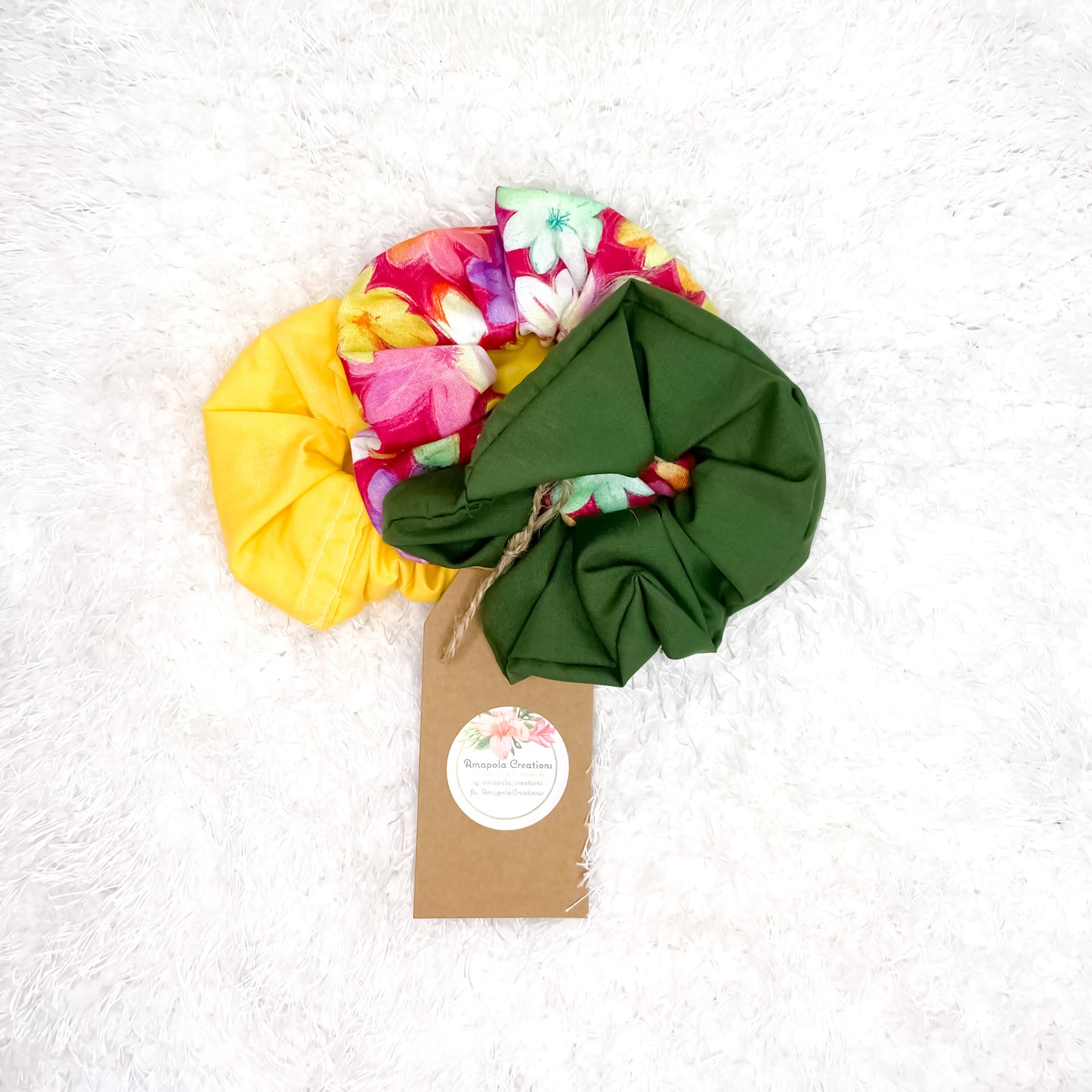 Apricot Scrunchies Pack