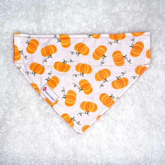 Collar Pumpkin Bandana for Pets