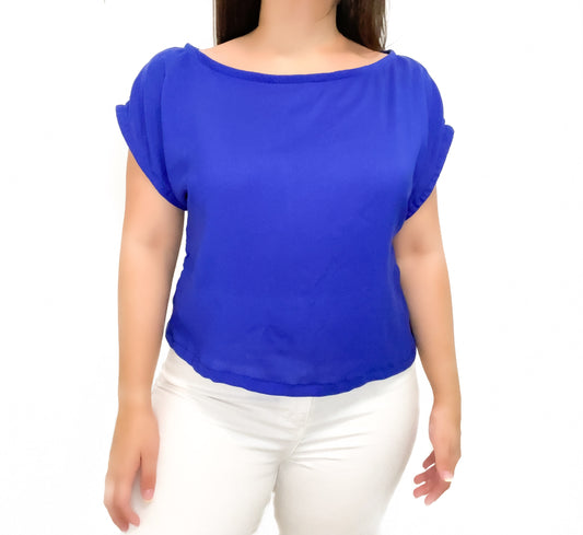 Liana Navy Blouse